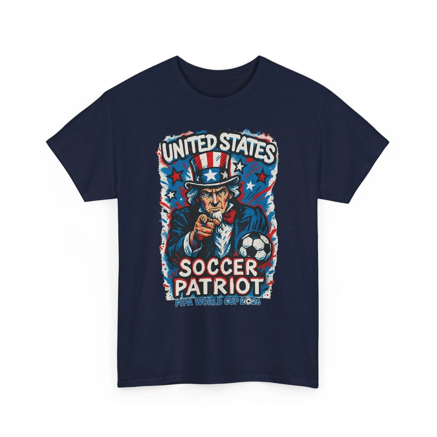 USA Soccer Patriot T-Shirt World Cup 2026 | Uncle Sam Fan Tee