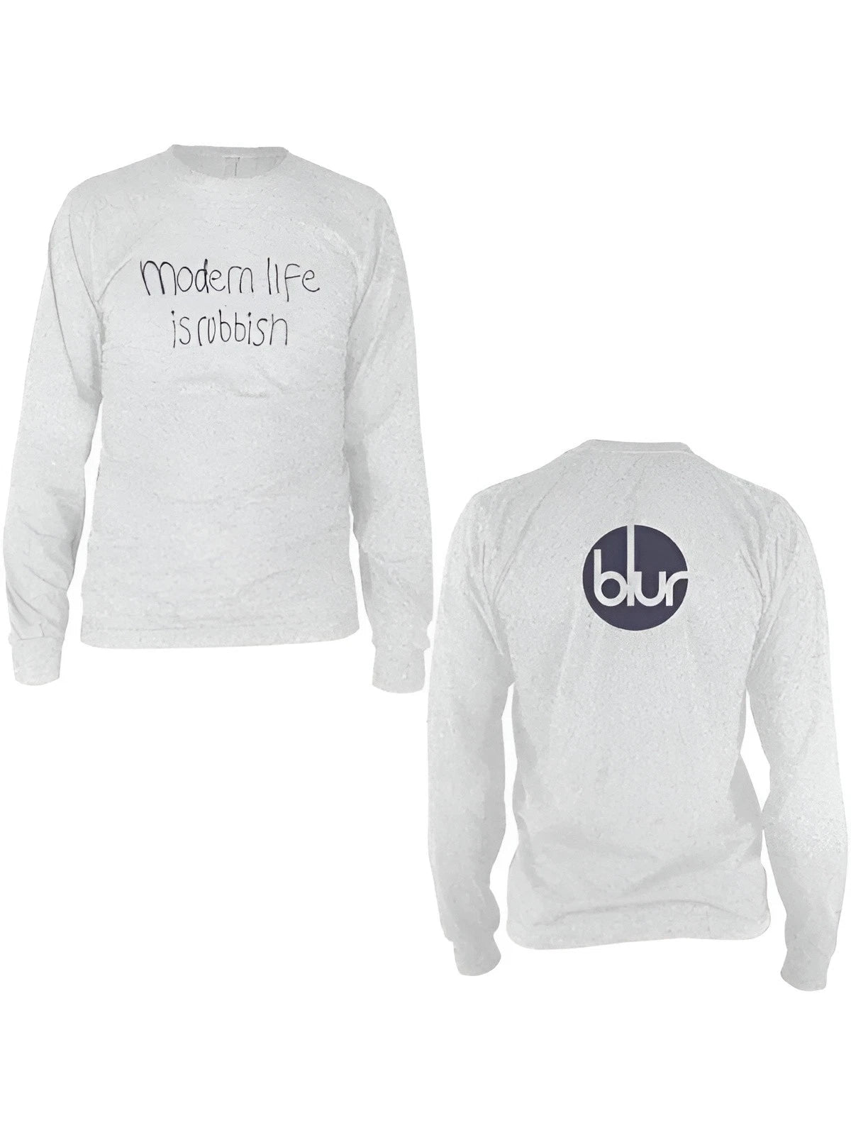 Authentic Blur Modern Life Is Rubbish Long Sleeve T-Shirt S-2XL NEW