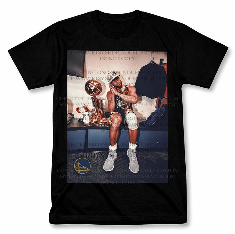 Stephen Curry Golden State Warriors Graphic T Shirt Vintage Basketball Fan Tee
