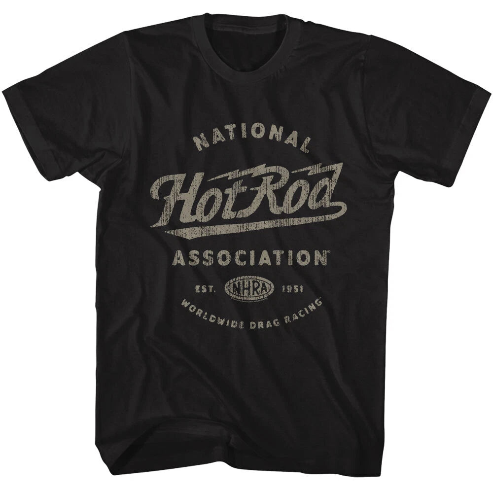 National Hotrod Association World Wide Drag Racing Logo Est 1951 Men's T Shirt