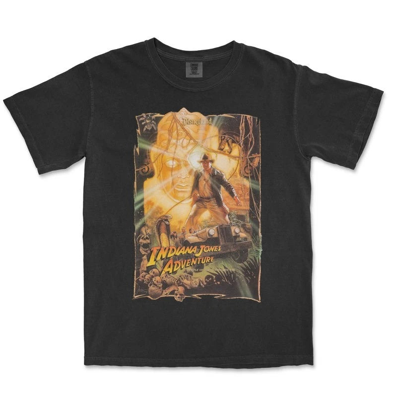 Indiana Jones Adventure Disneyland 1995, Indiana Jones Shirt, Comfort Colors Shi