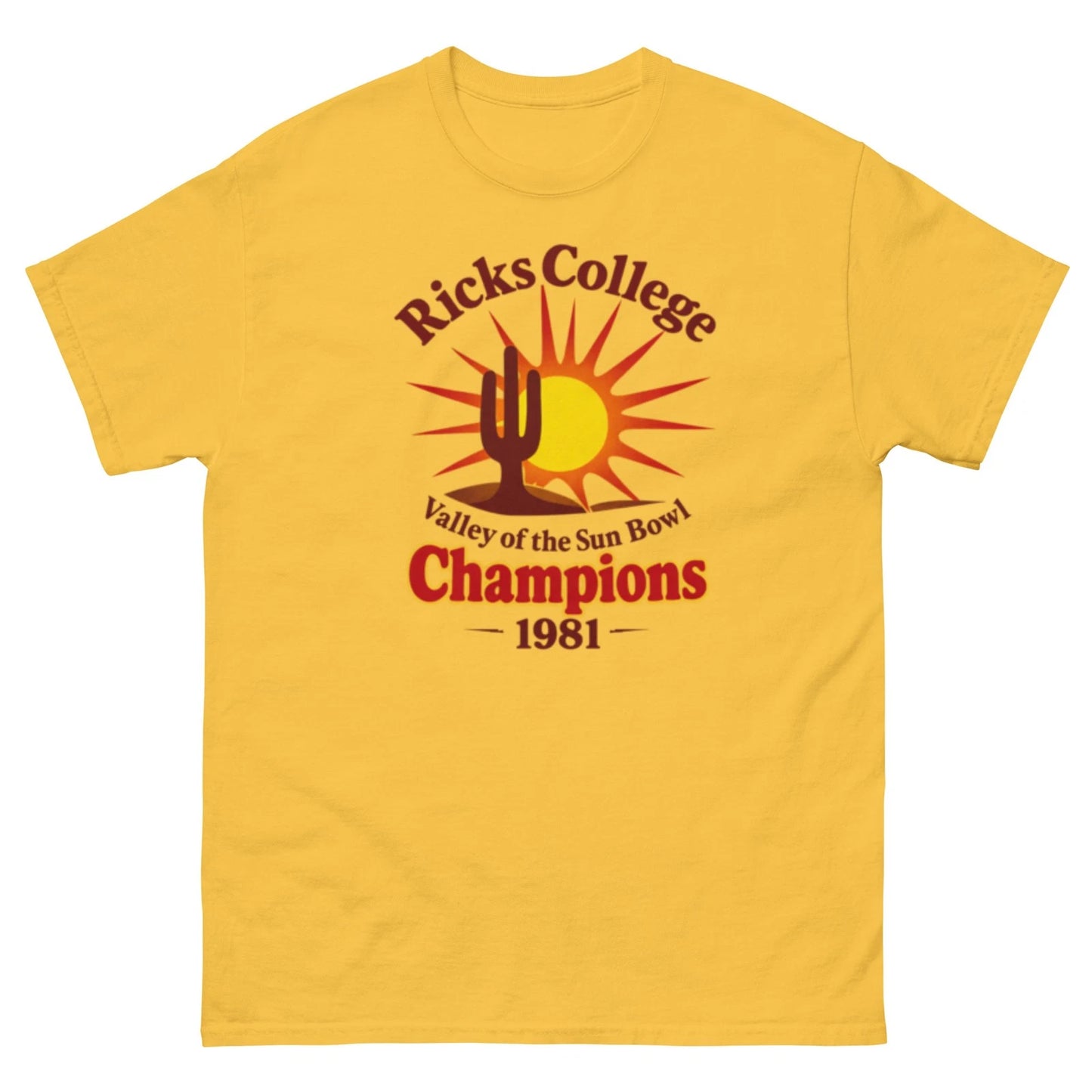 Ricks College Shirt Ricks College Champions 1981 Napoleon Dynamite Shirt