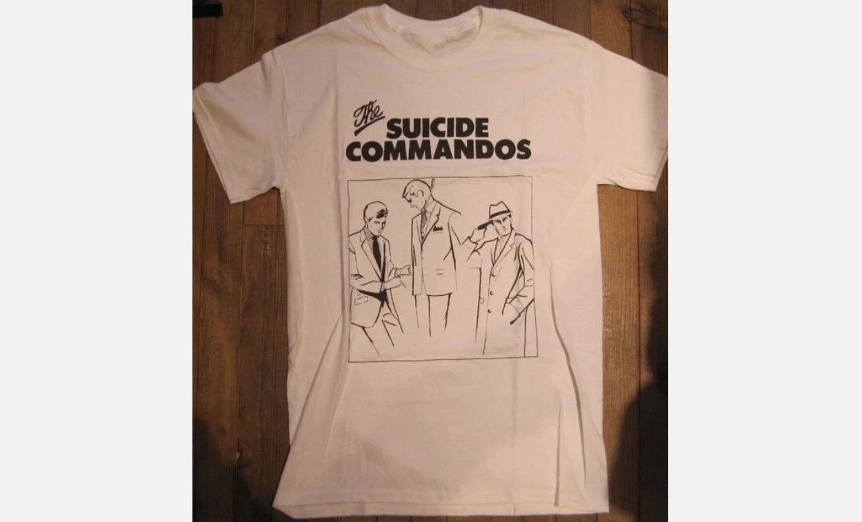 Vintage The Suicide Commandos Band Cotton Shirt Unisex Concert S to 5XL