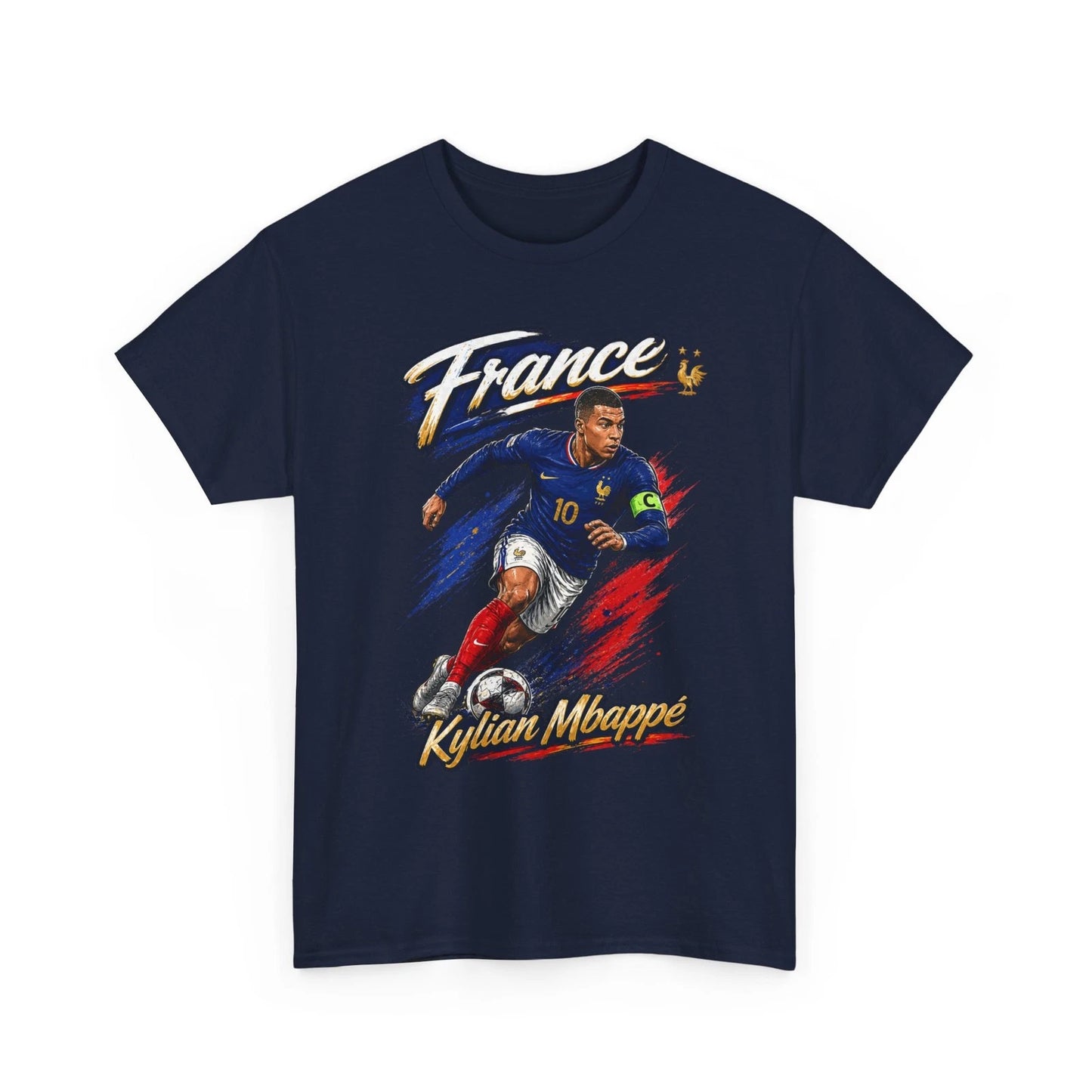 France Soccer Tee Kylian Mbappé | French Flag Football Shirt