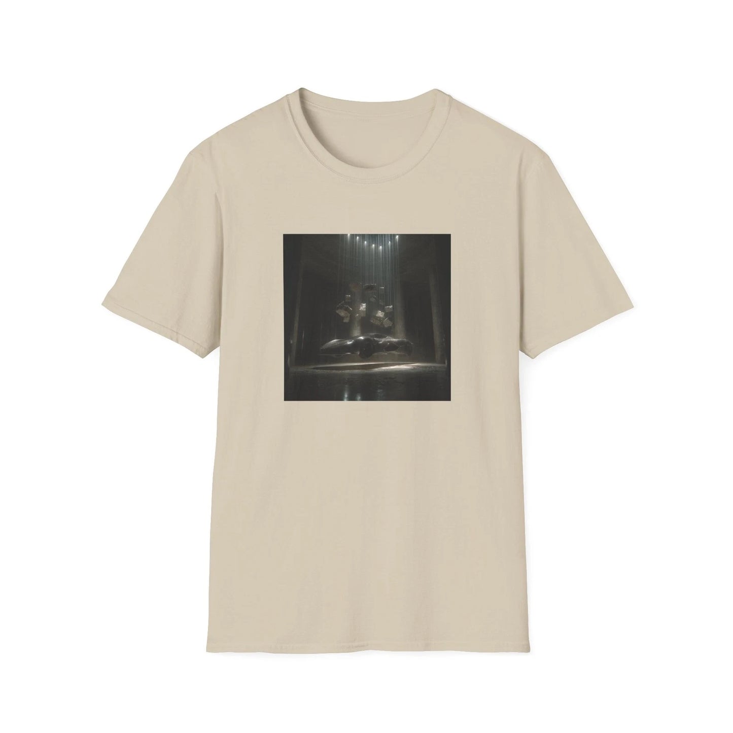 Candlelit Gothic Statue T Shirt | Dark Fantasy Art Graphic Tee | Unisex