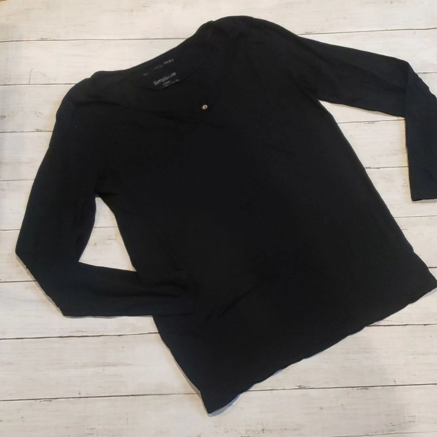 Simple life t-shirt long sleeve size x small