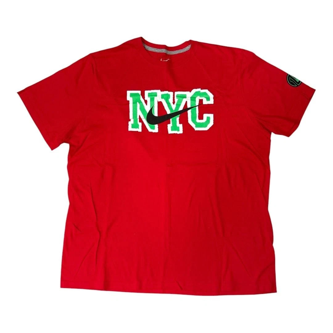Nike NYC Graphic Tee 2XL – Red Streetwear Urban Athletic T‑Shirt