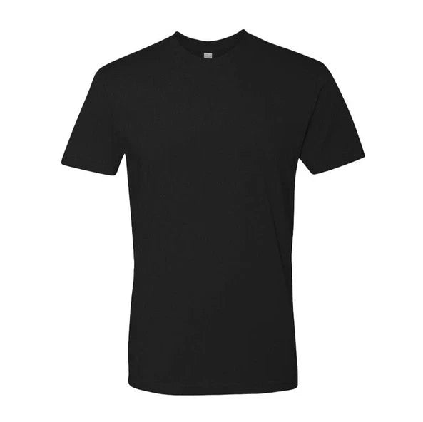 Next Level Cotton Short Sleeve T-Shirt 3600 Black Sizes L and XL