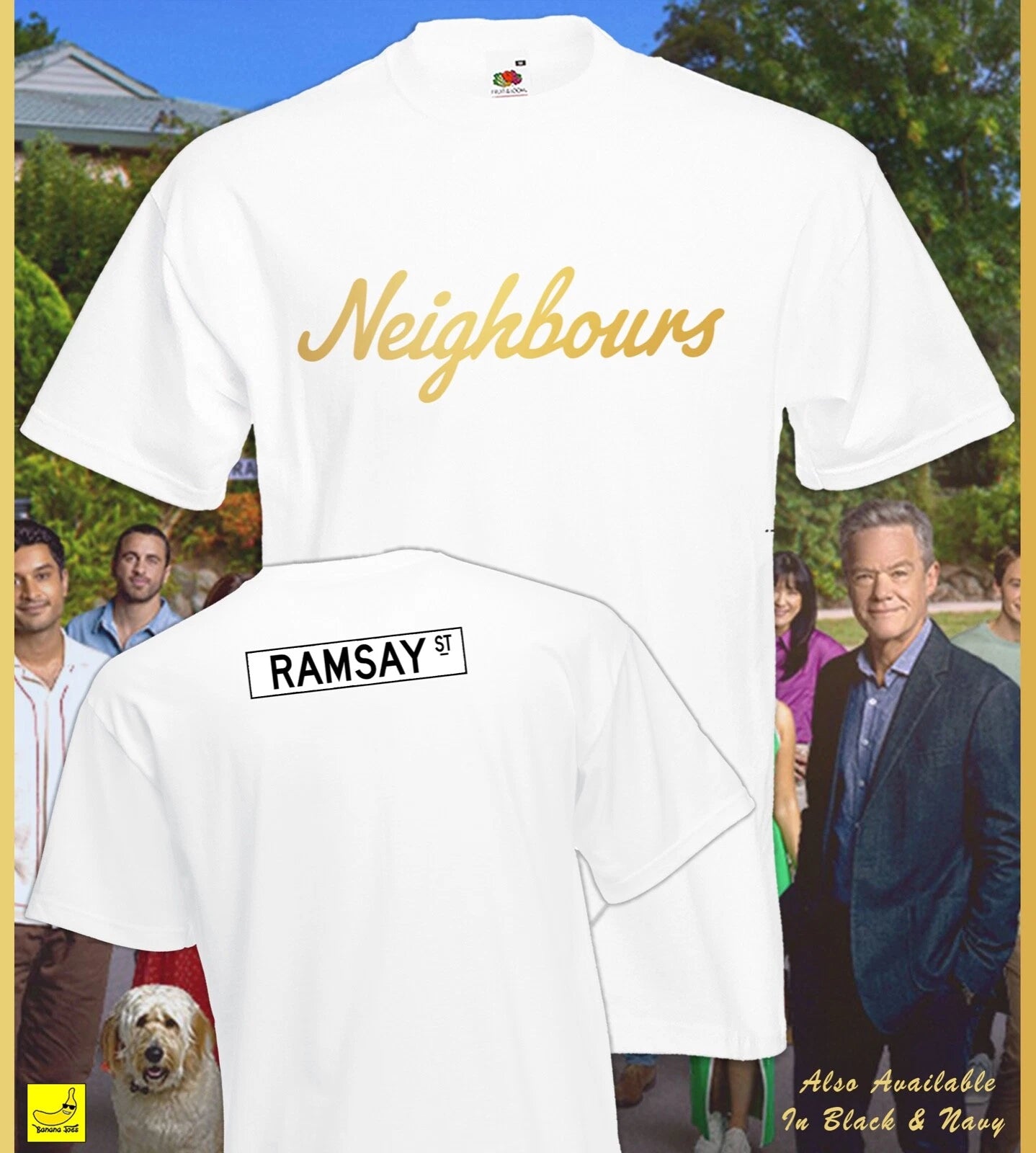 Neighbours TV 2023 Return Celebration T-Shirt Ramsay Street A New Chapter Tee