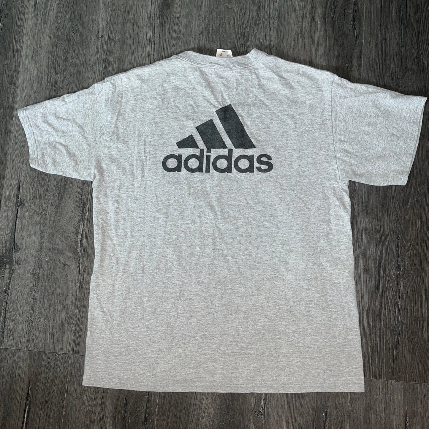 Y2K Adidas Soccer Fair Mens Size Medium 2004 Shirt Gray
