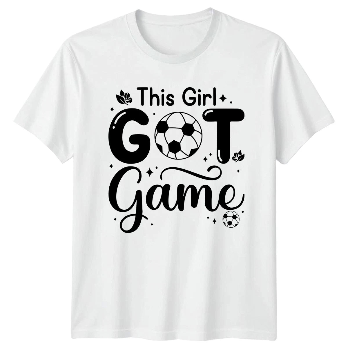 This Girl Got Game Womens T-Shirt Girls Soccer Soccer Gift For Her