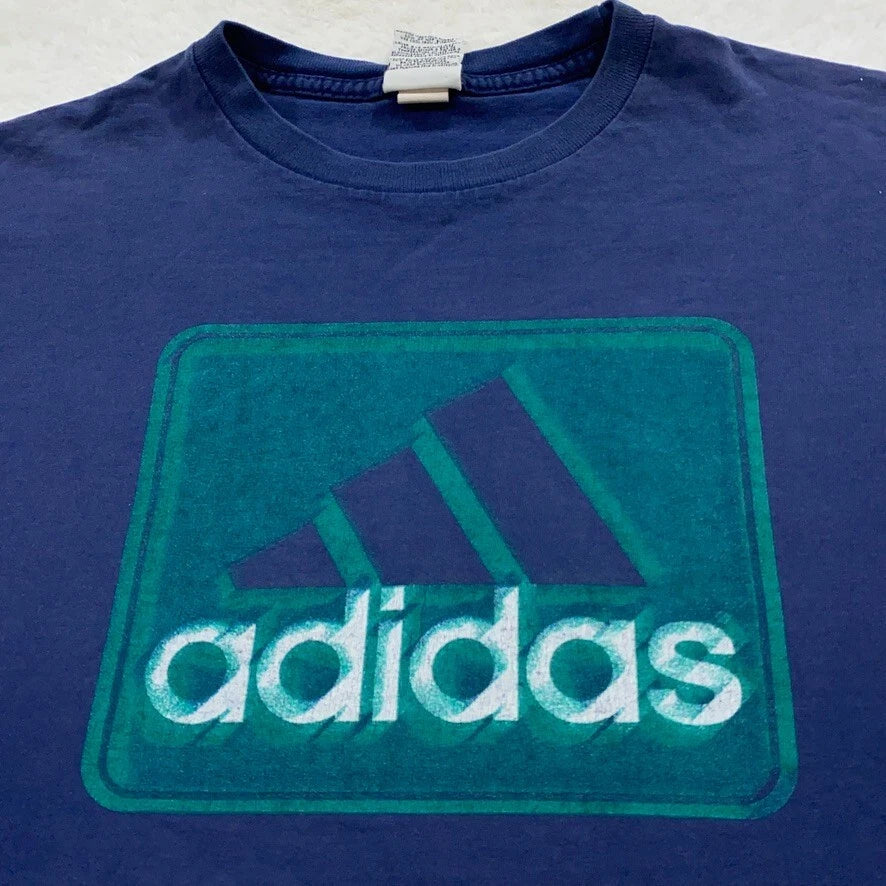 vintage 90s ADIDAS T-Shirt XL soft usa sports basketball soccer