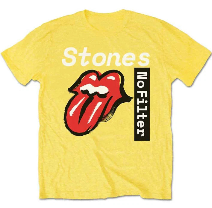 The Rolling Stones No Filter Text T-Shirt