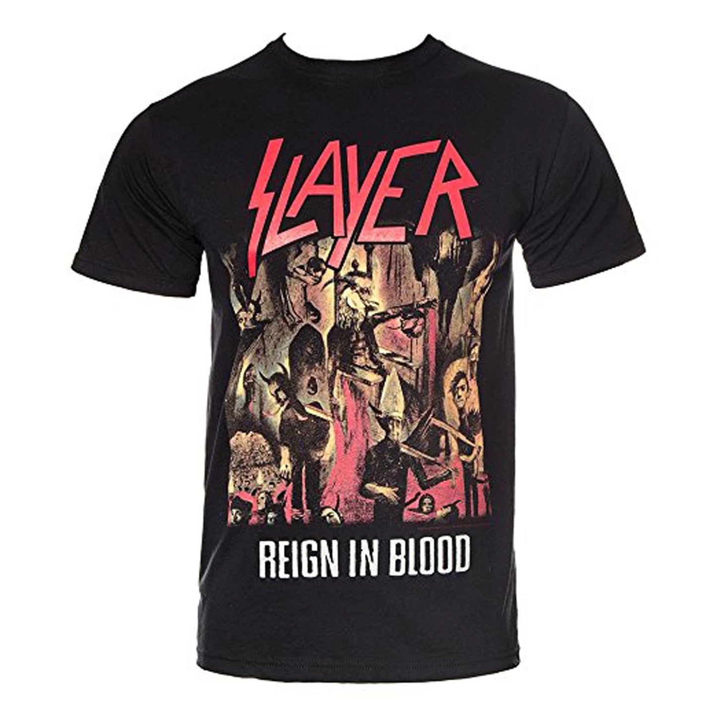 Slayer Reign In Blood Thrash Metal Licensed Tee T-Shirt Men
