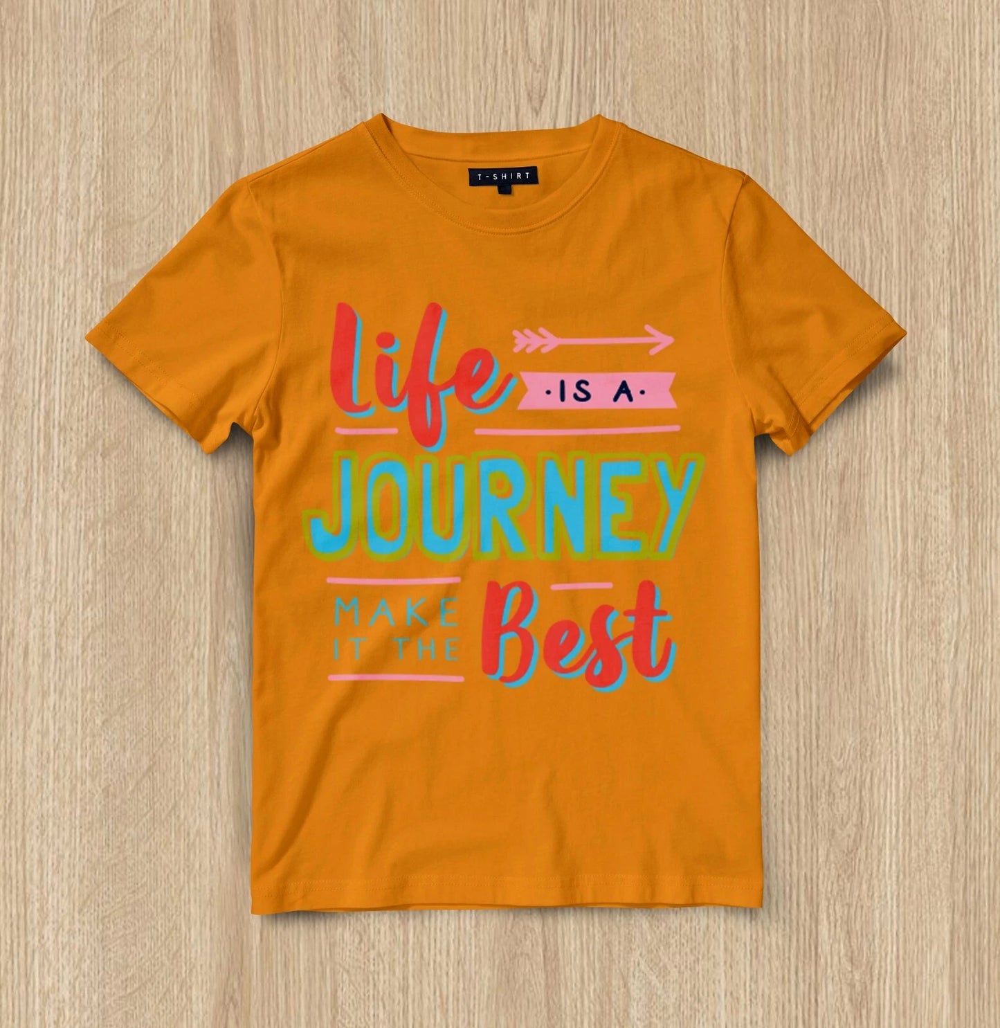 Custom Road to Adventure Graphic T-shirt Design Unisex Jersey Short Sleeve Tee