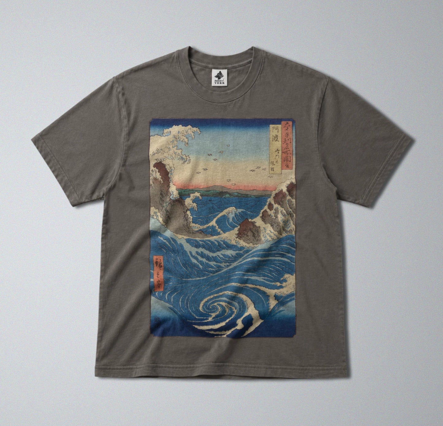 100% Cotton Tee - Regular Fit - Unisex - Naruto Whirlpools - Crashing Ocean