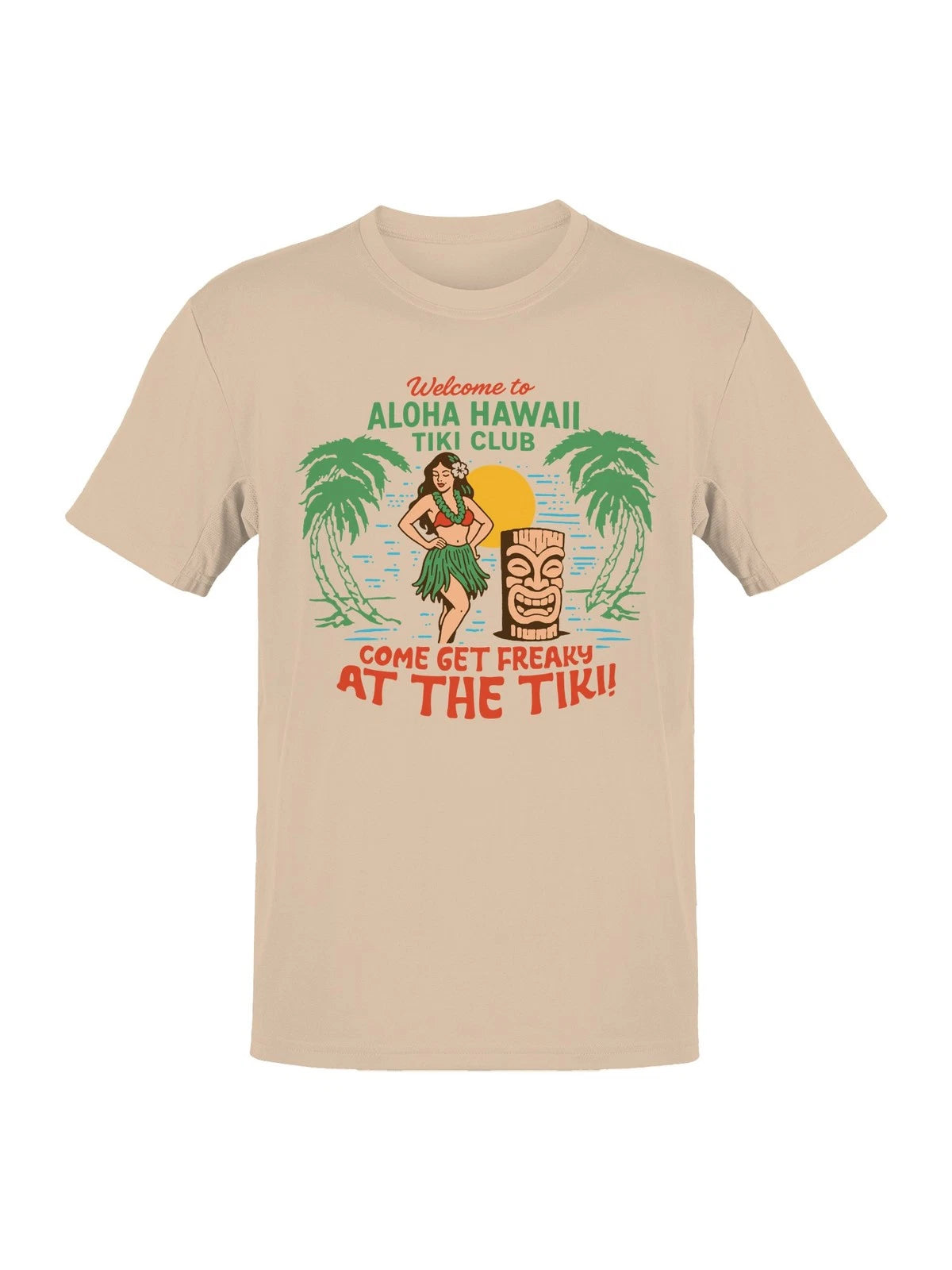 Aloha Hawaii Tiki Club Design Men's T-shirt