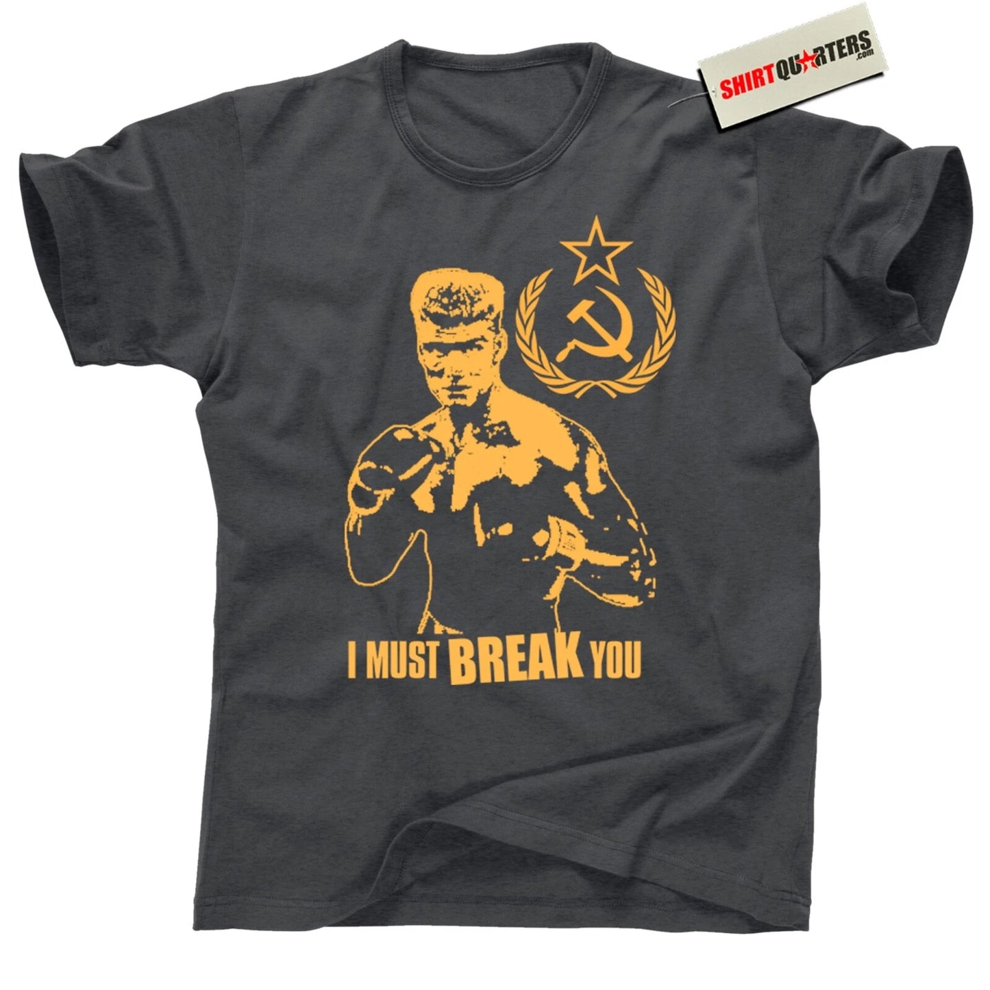 I Must Break You T Shirt – 80s Boxing Ivan Gym Retro Fight Vintage Graphic Tee