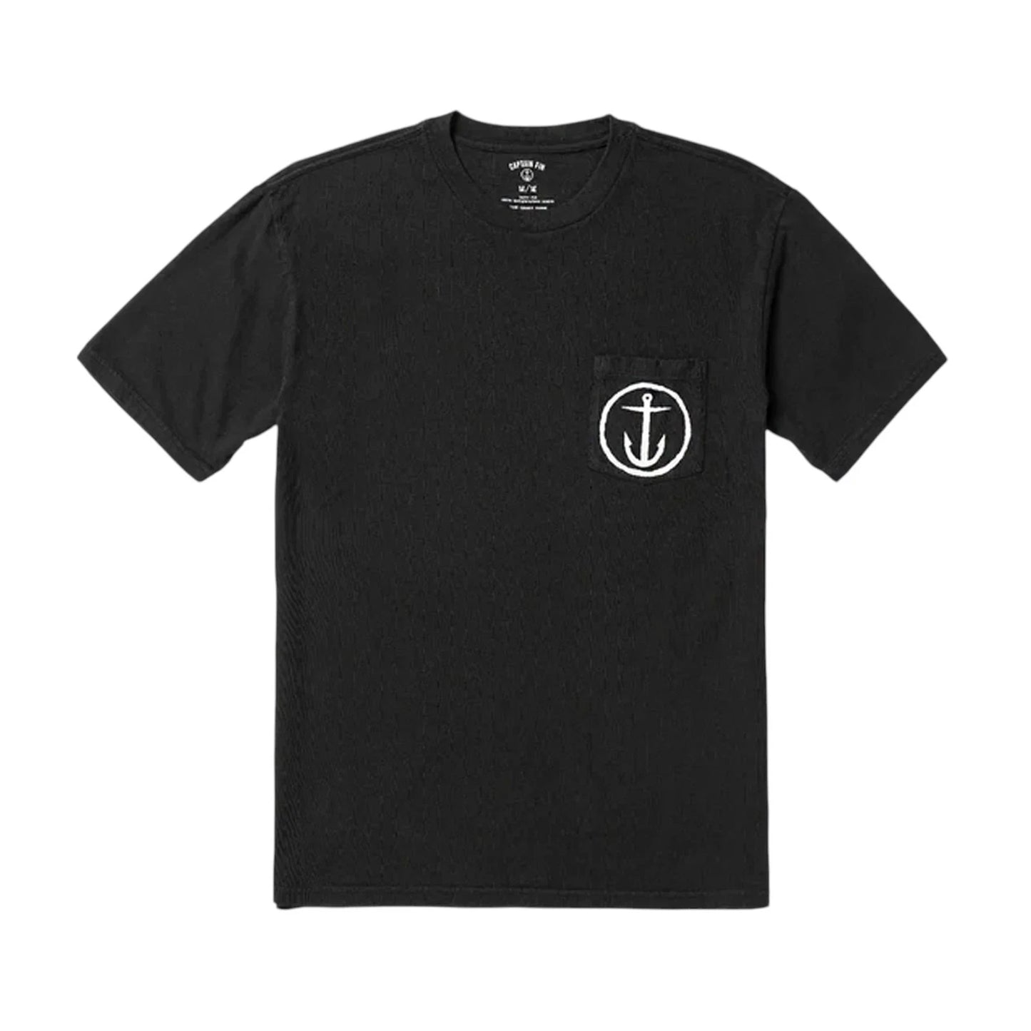 Captain Fin OG Pocket Logo Mens Graphic Print T Shirts Casual Summer Cotton Top