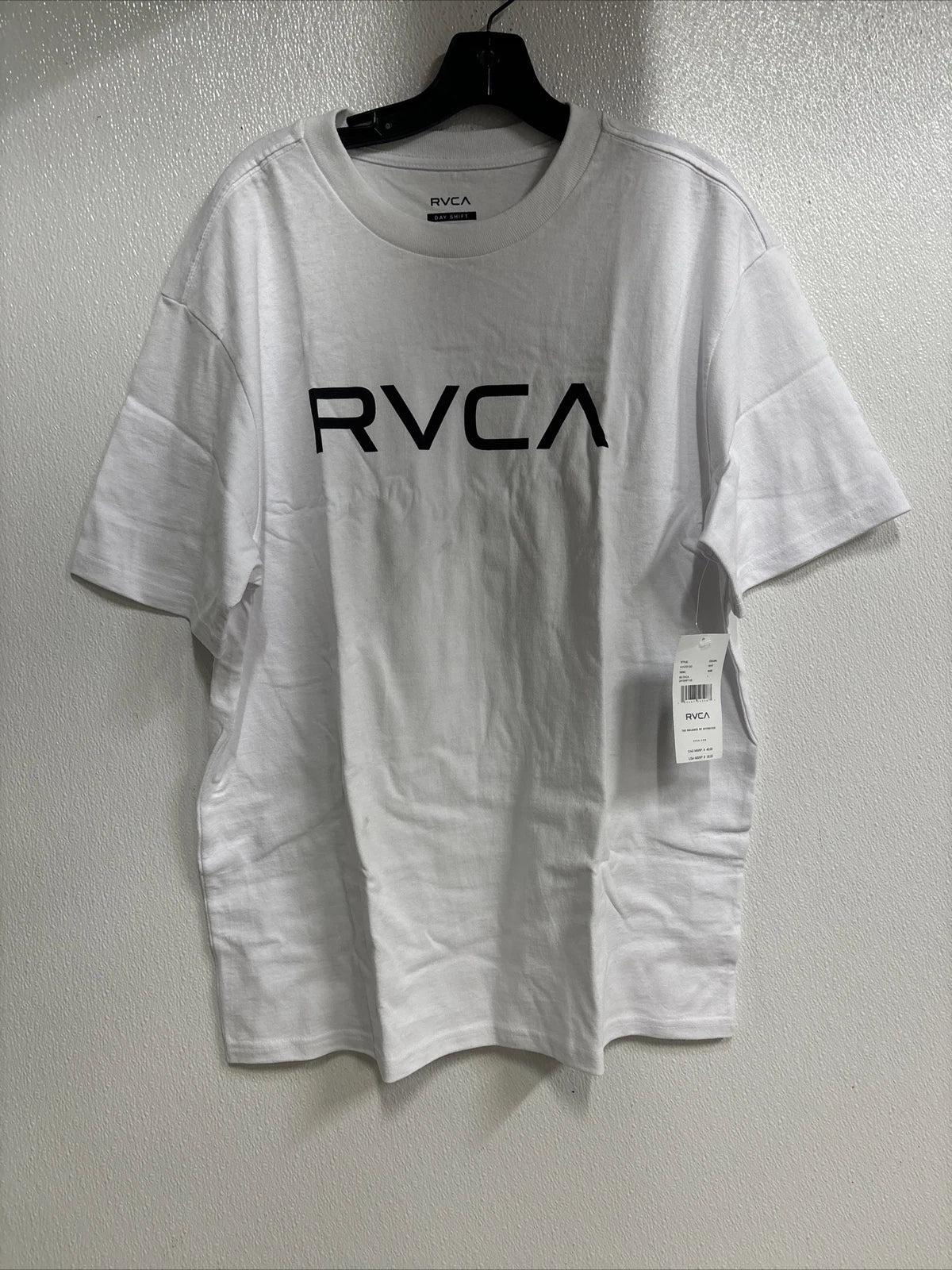 RVCA Big RVCA Dayshift T-Shirt - White Large #6K2B