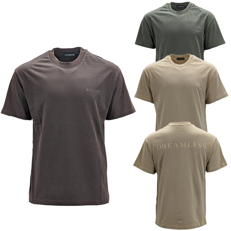 FAIRDIM Mens T Shirts Crew Neck Casual T Shirt Short Sleeve Summer Plain Tee New