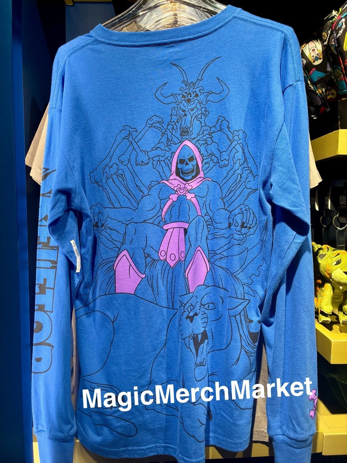 Universal Studios Masters Of The Universe Skeletor Long Sleeve Shirt NWT