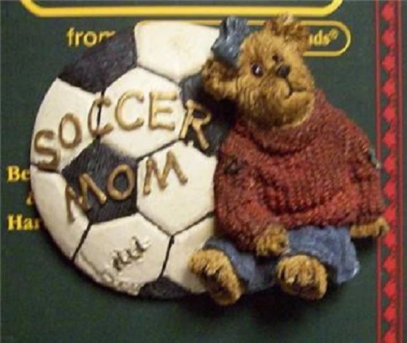 Boyd's #26063 * Bearware Pin "Soccer Mom....#1 Fan" Pin * MINT * Brand New