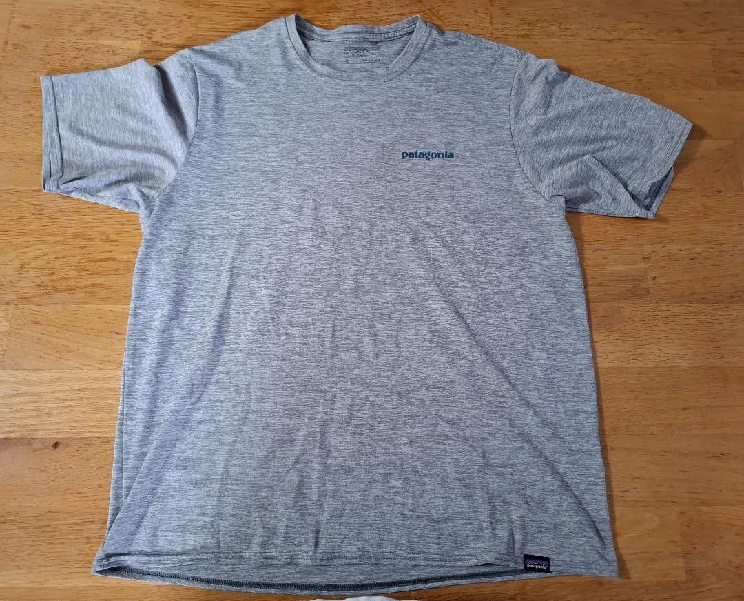 Patagonia Capilene Cool Daily T-Shirt M Gray Athletic Active Wear Used