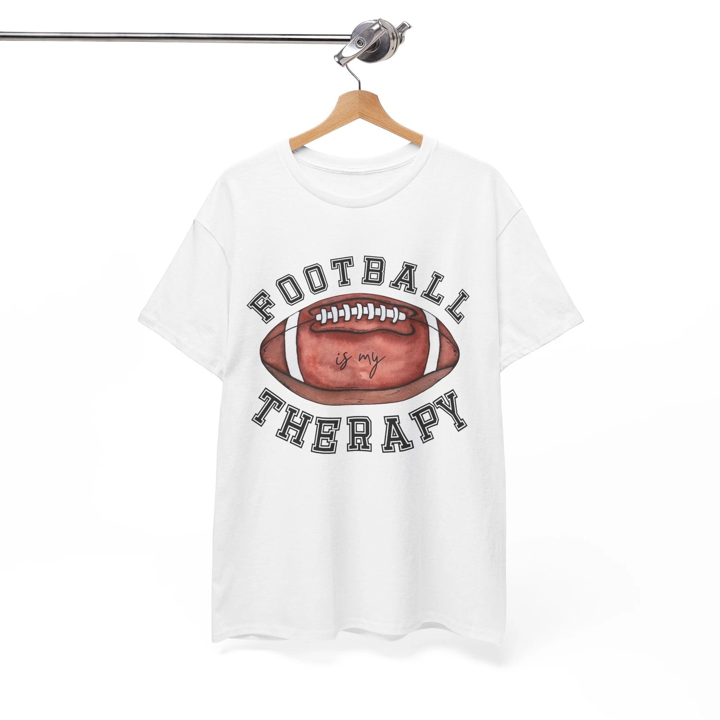Football is my therapy Football Lover T-Shirt - Perfect Tee for Football Fans