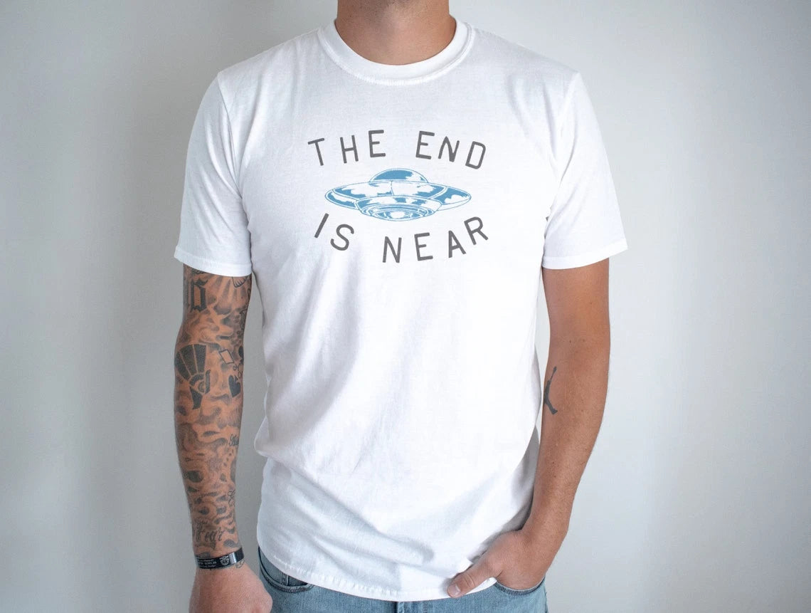 The End is Near T shirt | Vintage 90s aesthetic graphic UNISEX t-shirt