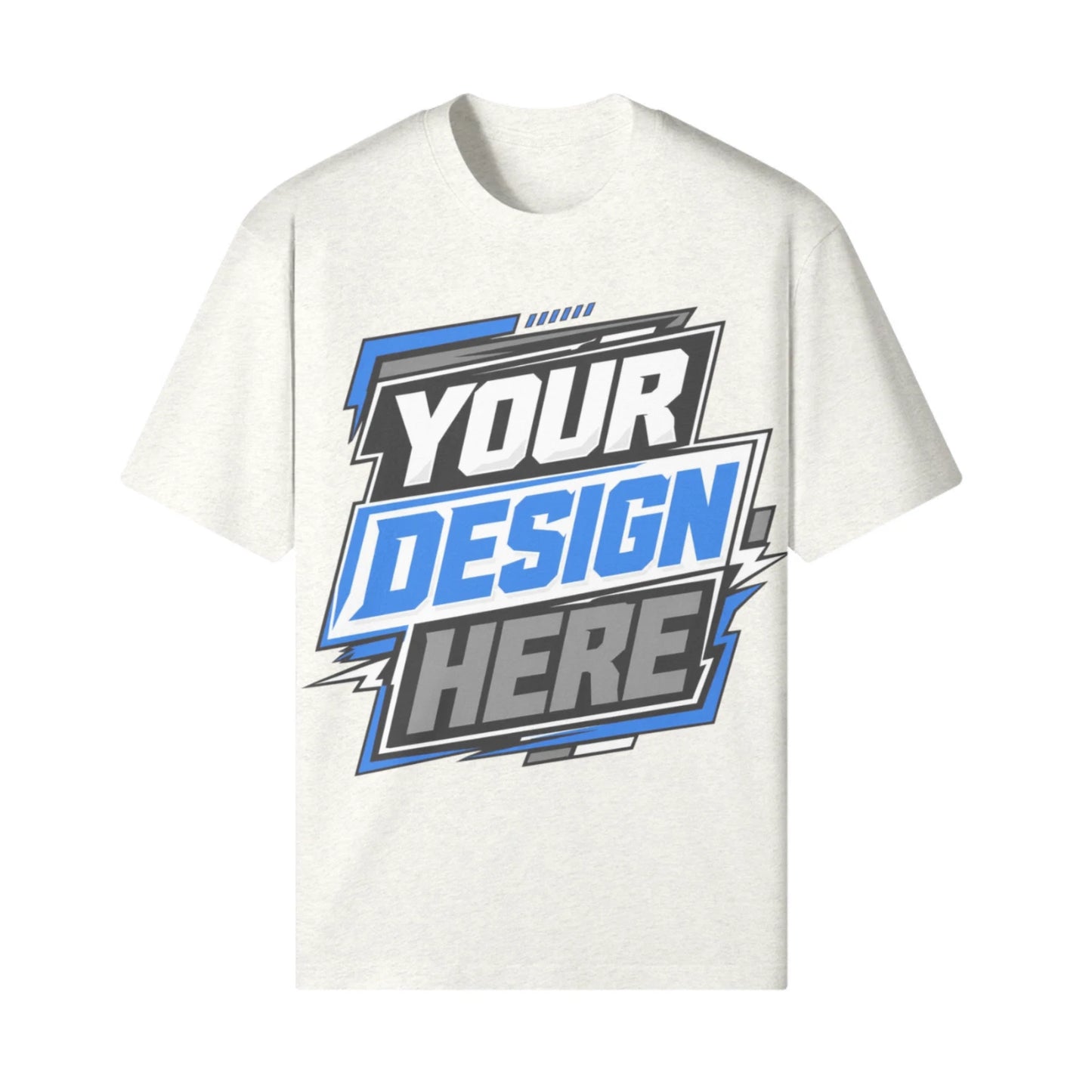 Custom Personalized T-Shirt 240 GSM Heavyweight | Your Design Text Print Logo