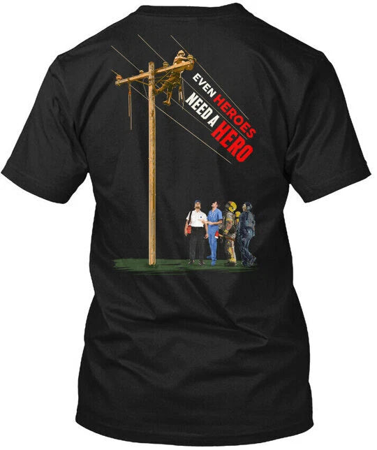 Lineman-past Buyers Exclusive Tee T-Shirt Made in the USA Size S to 5XL