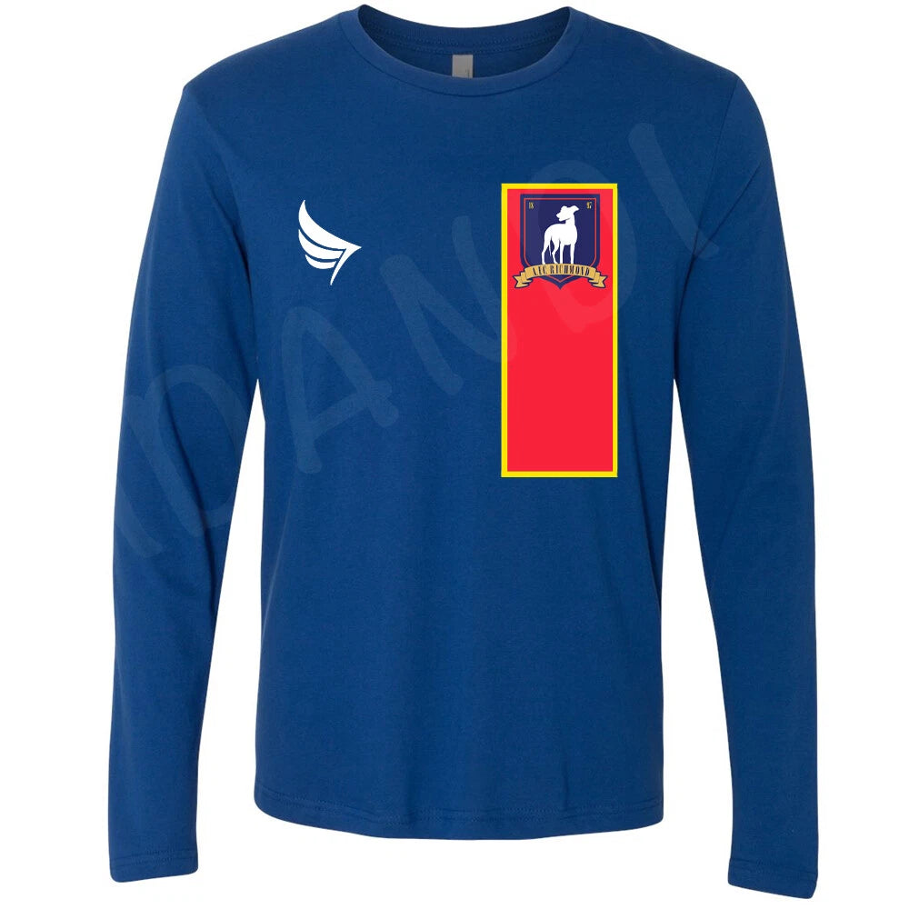 ๐ฅ Team Lasso inspired Men's/Unisex Long Sleeve T shirt Crest Coach soccer