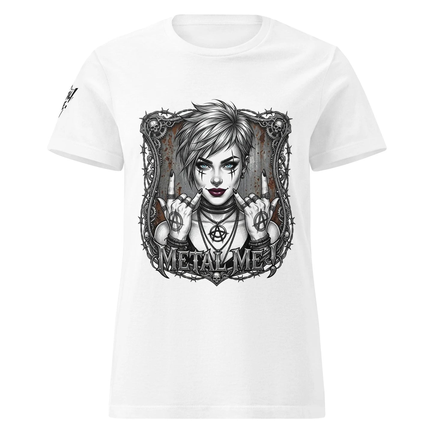 T- Shirt Blanc Metal Women’s basic softstyle
