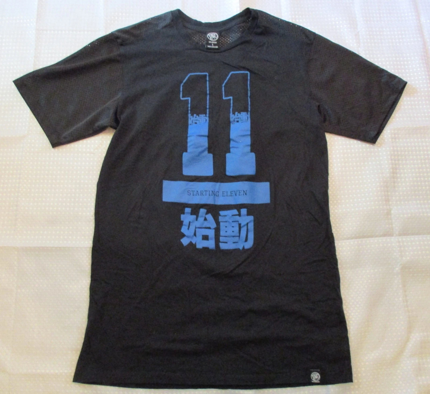 SLC Los Angeles Soccer Anime & Manga Blue Lock Japanese Kanji T-Shirt Sz. L