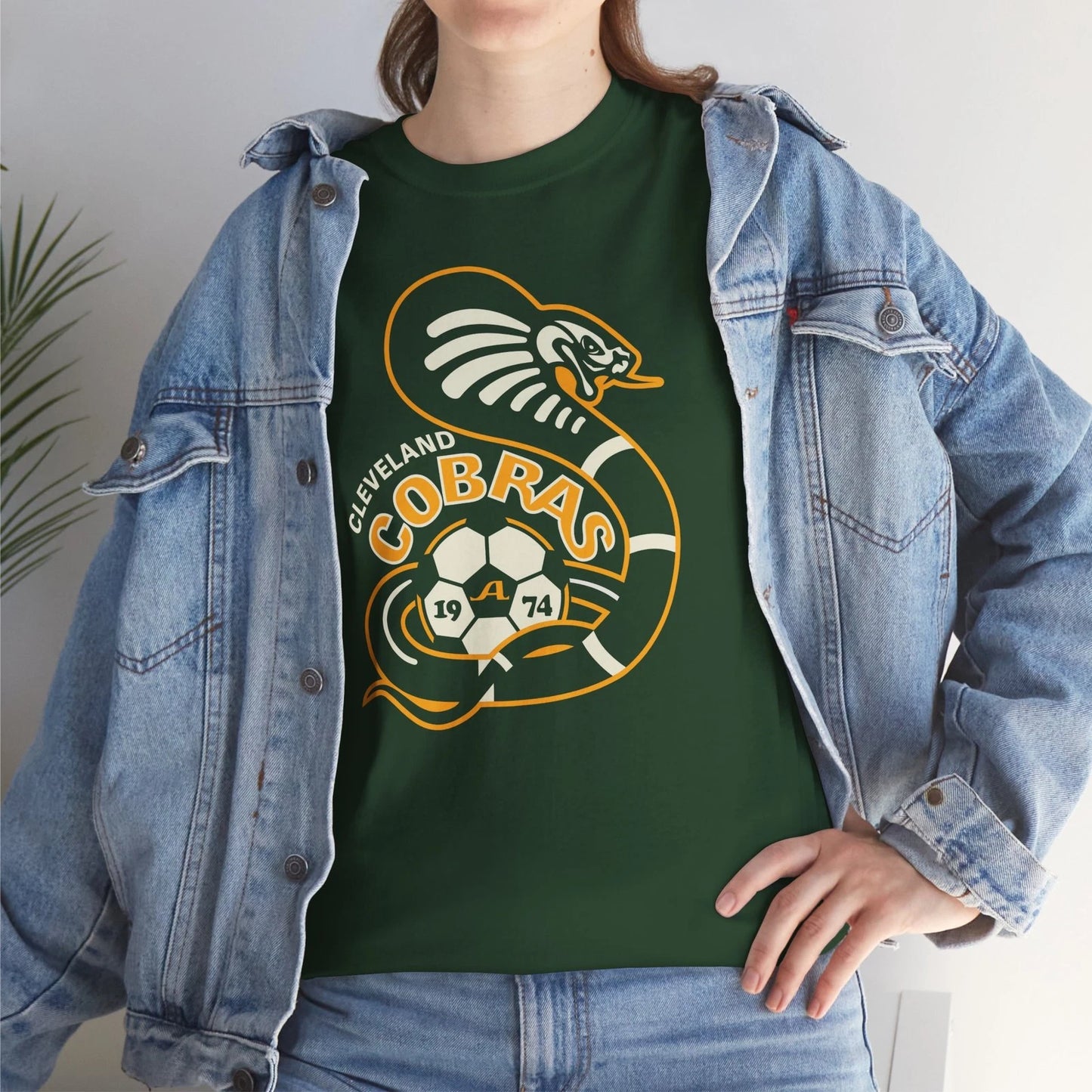 Cleveland Cobras 1974 ASL Vintage Soccer Premium Unisex T-Shirt