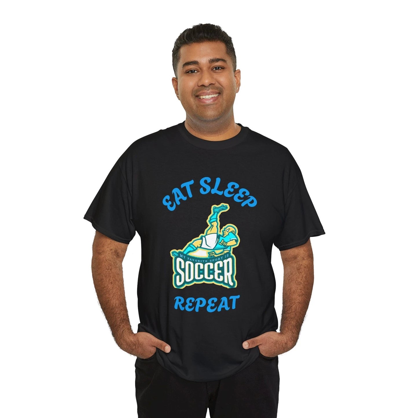 My Favorite Sport is Soccer Eat Sleep Repeat T Shirt Sports It's Coming to USA