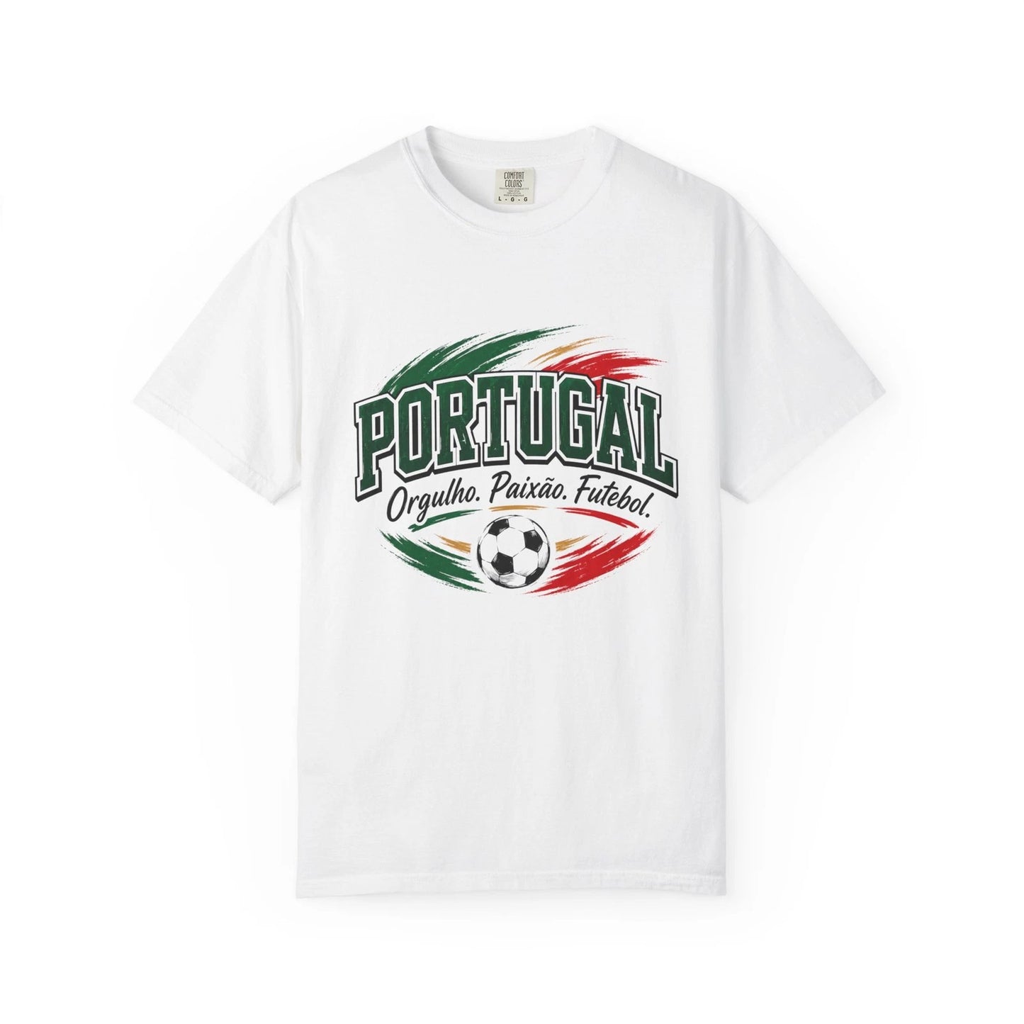 Portugal Soccer Fan T-Shirt | Orgulho Paixão Futebol Country Pride Tee
