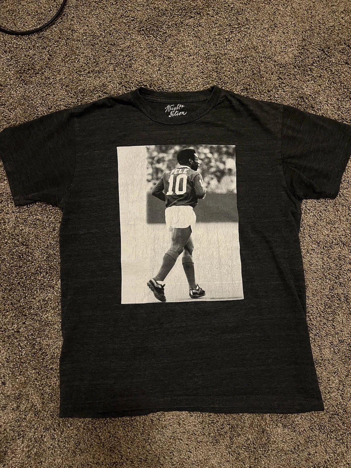 RARE - Wright & Ditson - PELE - Gray T Shirt - Medium