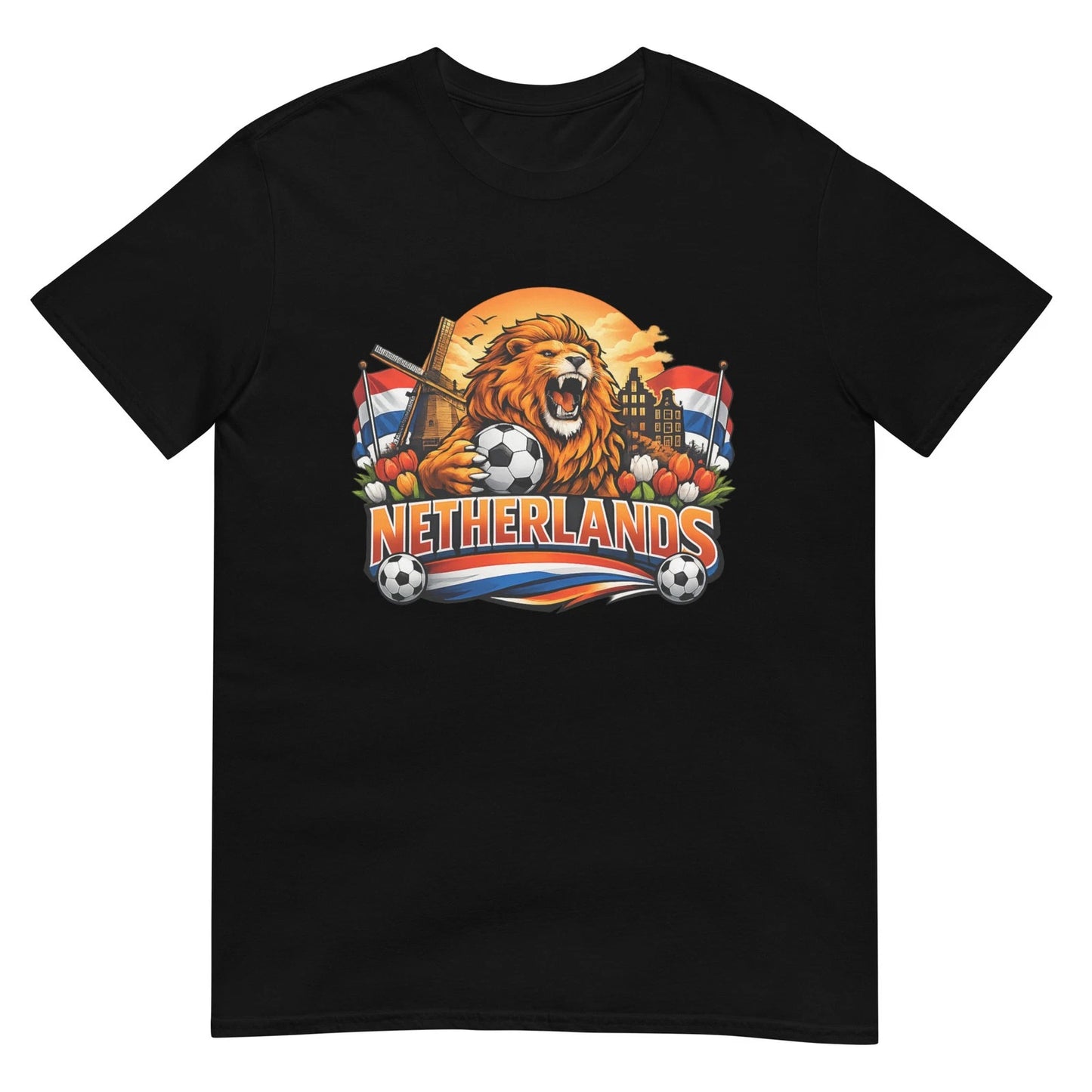 Netherlands Football Fan T-Shirt – Dutch Lion World Cup Support Tee Unisex