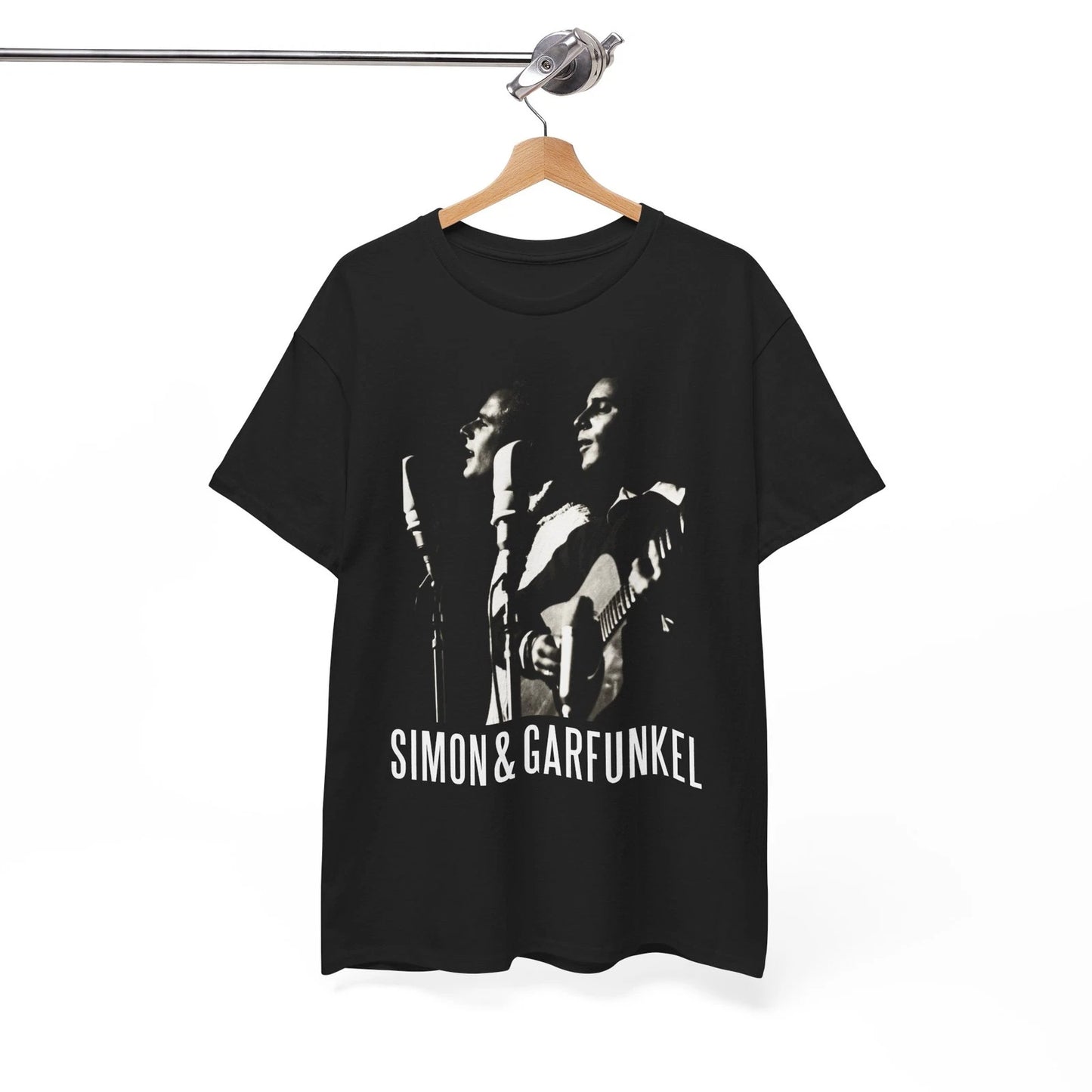 Simon and Garfunkel T Shirt, Music Band Rock Roll Tee, All Size 5Xl Unisex Shirt