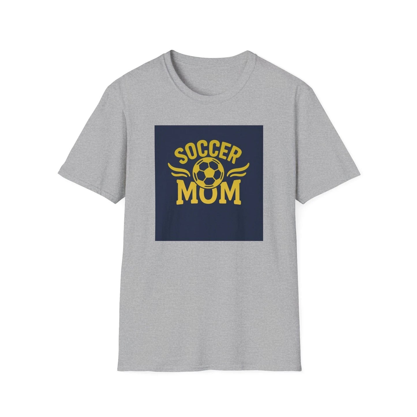 Game-Day Gold & Navy “Soccer Mom” T-Shirt