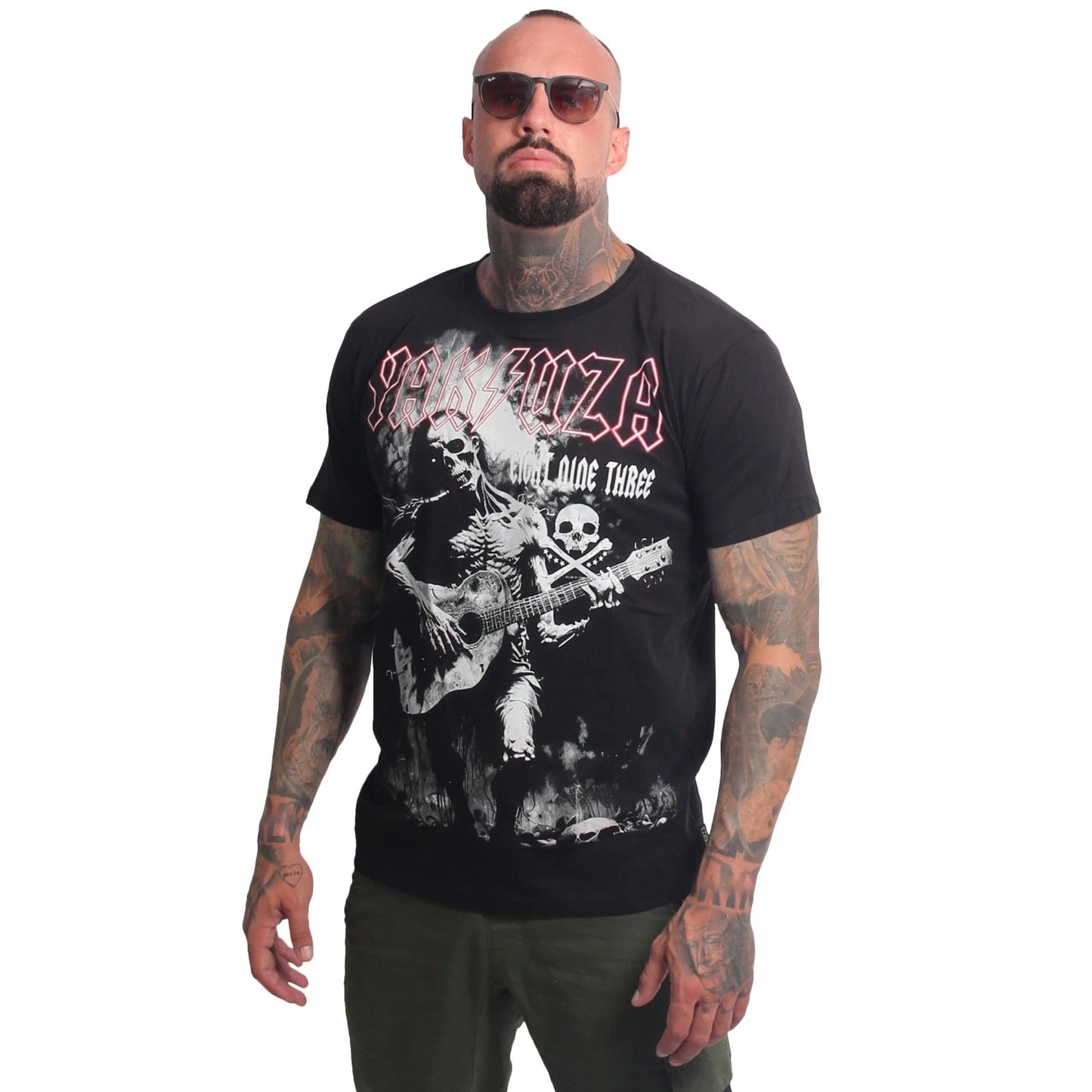 New Yakuza Men's Artist Acid Regular T-Shirt - Black