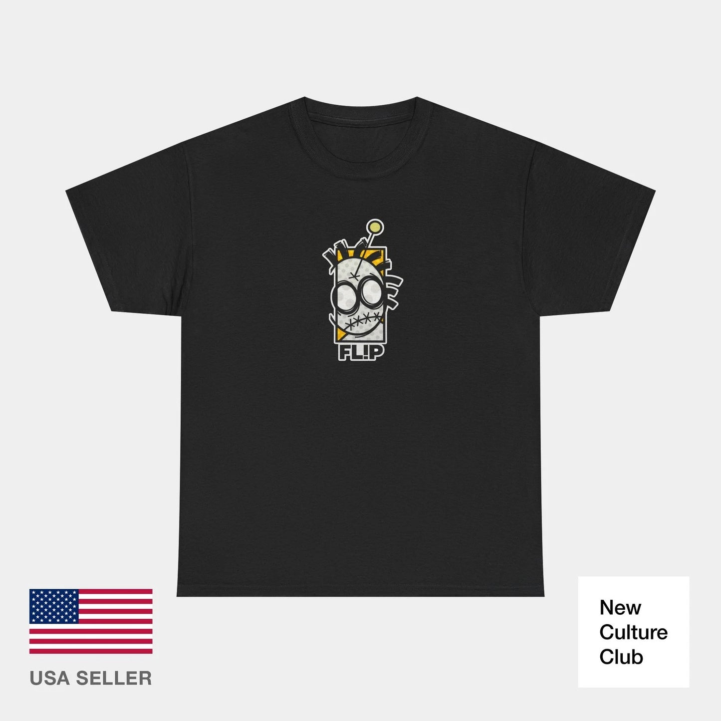 Salabanzi Voodoo 2004 Flip Bastien Pro Skateboards Rare Classic T Shirt Print