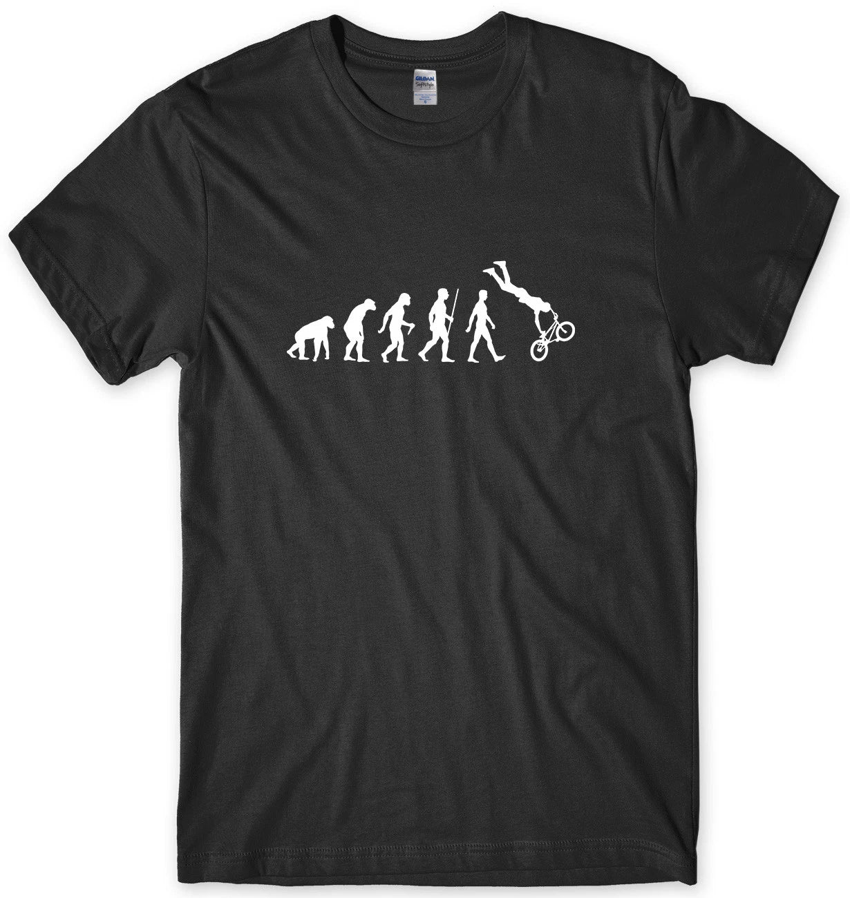 Evolution Of BMX Mens Funny Unisex T-Shirt