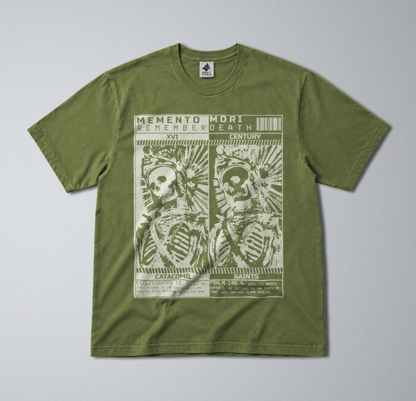 100% Cotton Tee - Regular Fit - Unisex - Memento Mori - Religious Proverbs