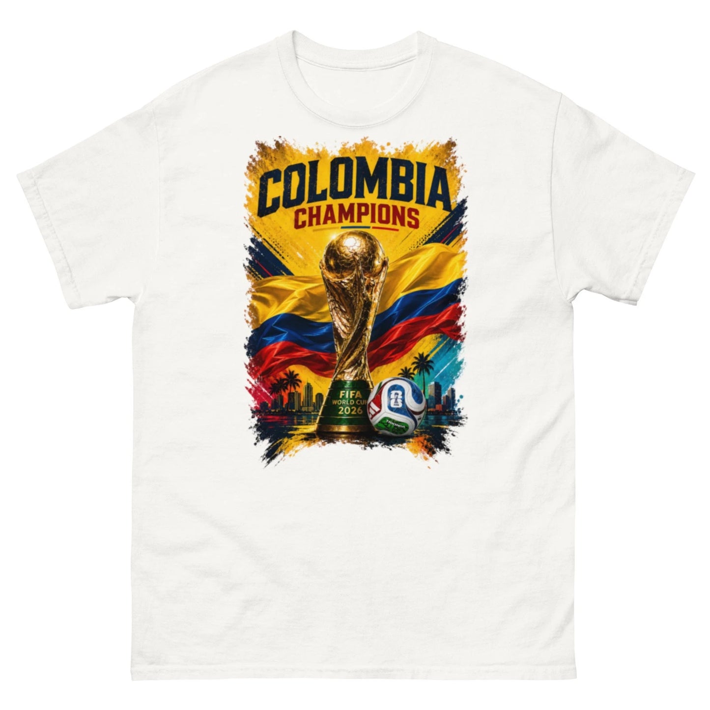 Colombia 2026 World Cup Soccer Fan T Shirt Miami Football Tee