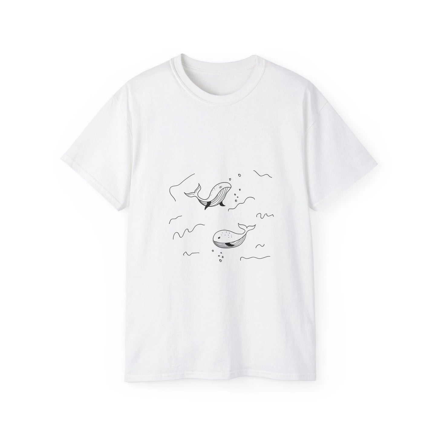 Whale Nature Fish Sea Animal Ocean | Custom Graphic T-Shirt