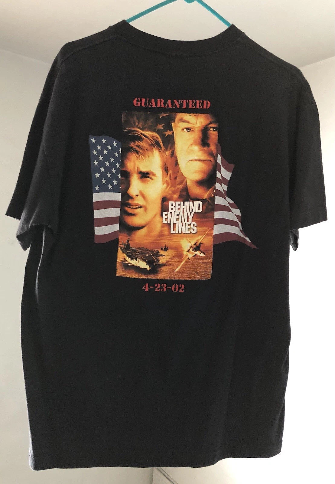 Vintage 2002 Behind Enemy Lines Hollywood Video Movie Promo Large Shirt