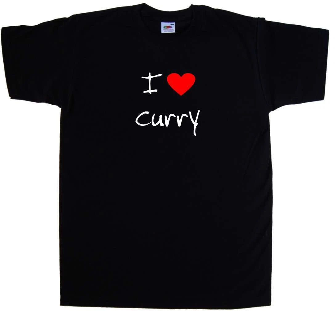 I Love Heart Curry T-Shirt